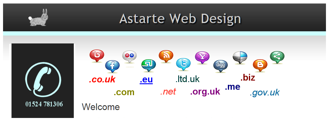 Astarte Web Design image